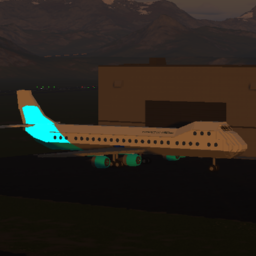 Softbody AIR LINER Boeing 747 Powerglow Airlines [Retro Livery]