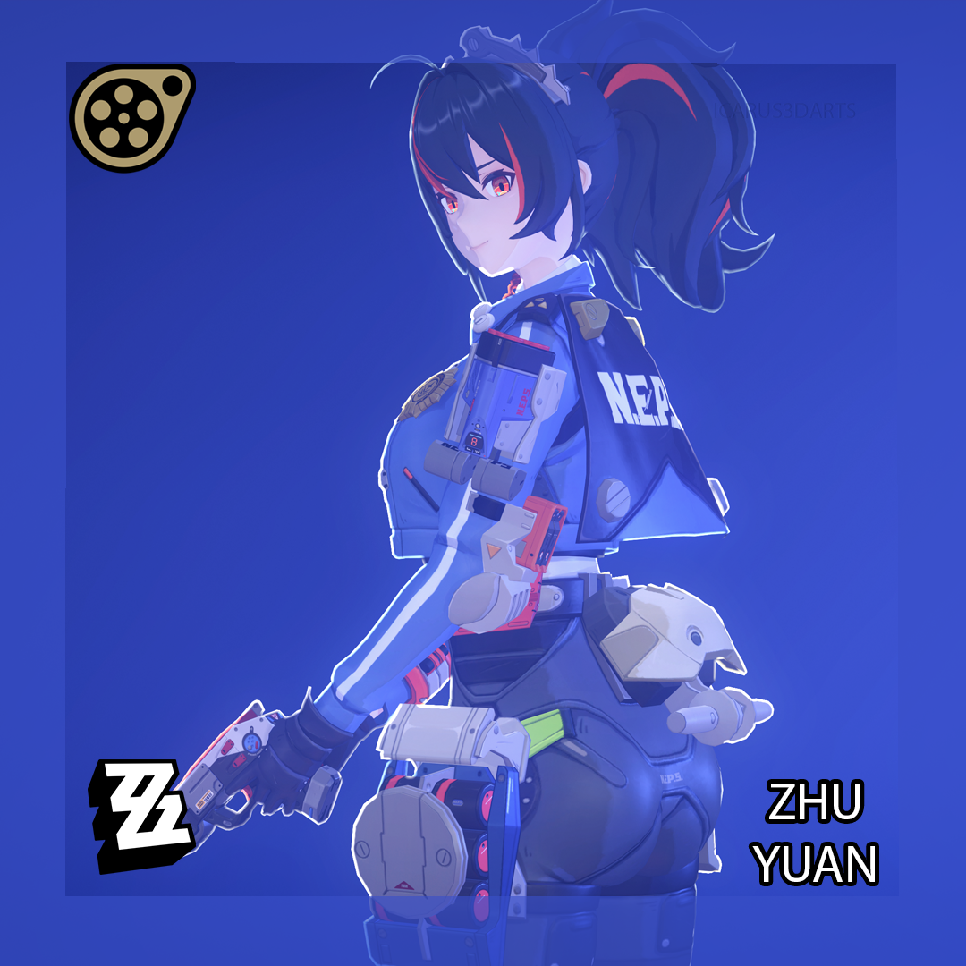 (Zenless Zone Zero) Officer Zhu Yuan PBR
