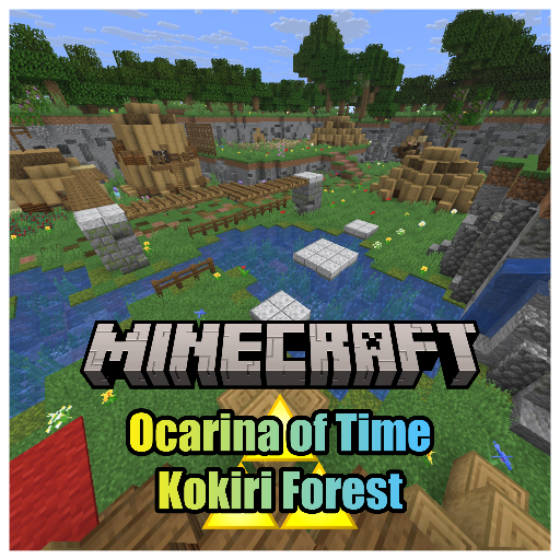 Zelda Ocarina of Time: Kokiri Forest in Minecraft