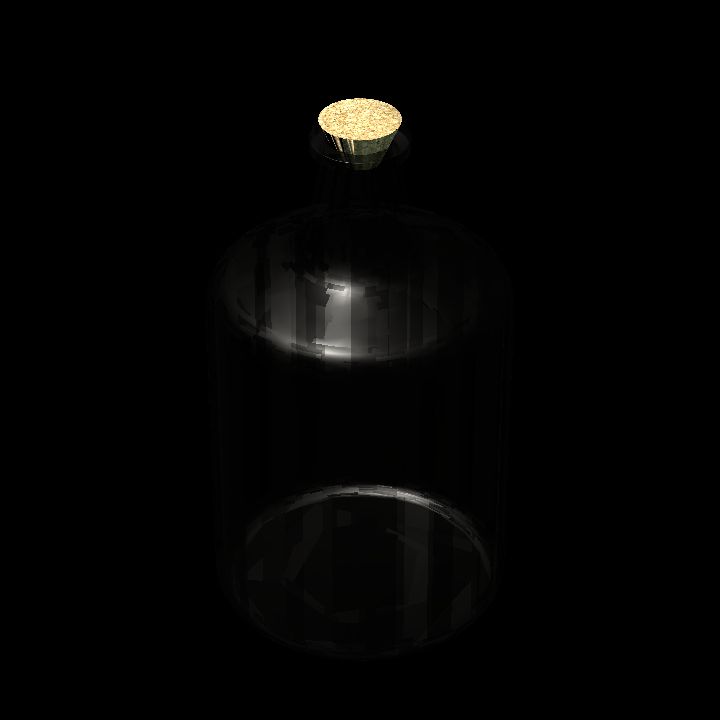 Empty glass jar 4