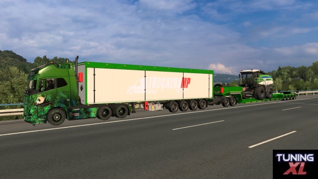 Moving floor Kässbohrer tuning-Lowloader Long HCT (TruckersMP)