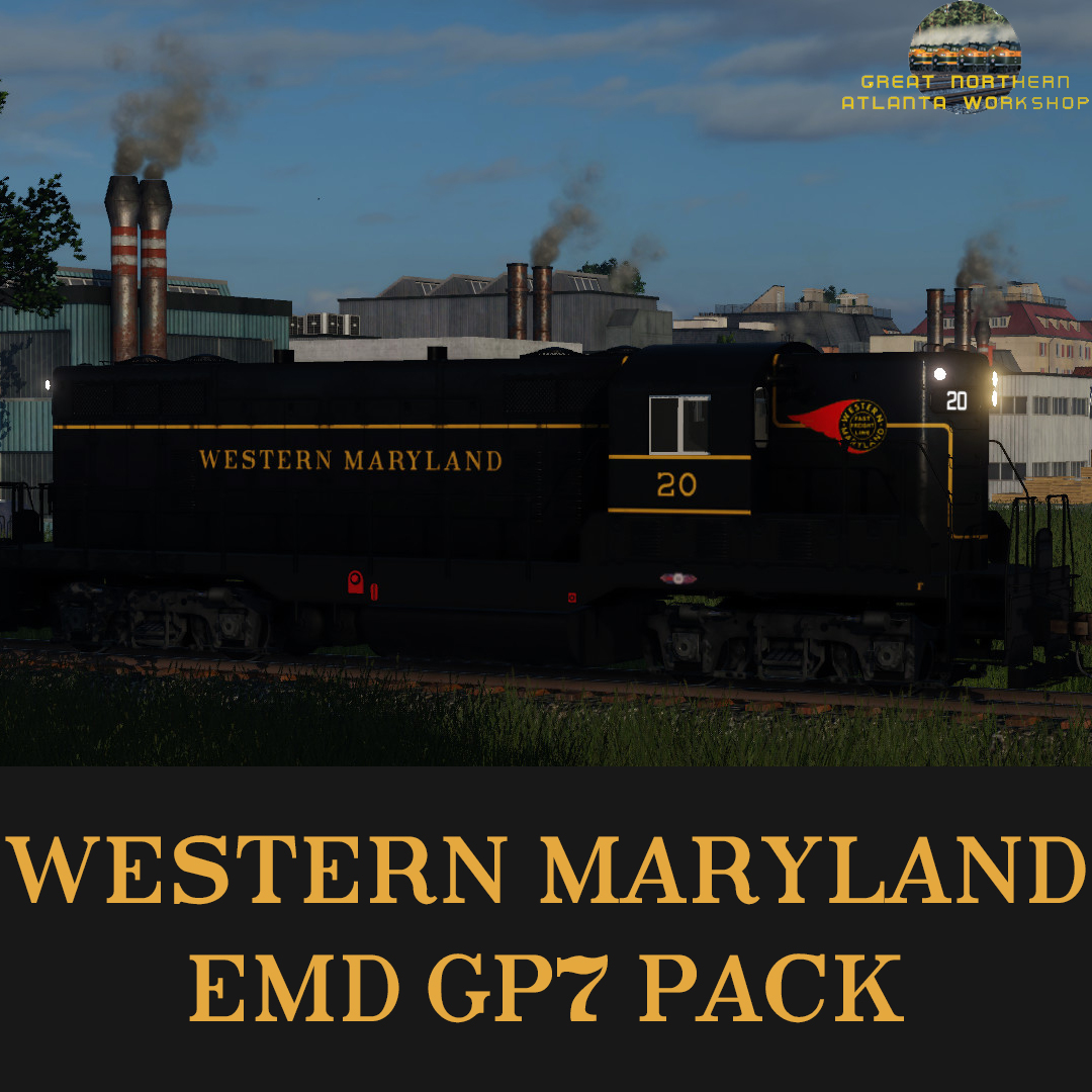 Western Maryland GP7 Pack