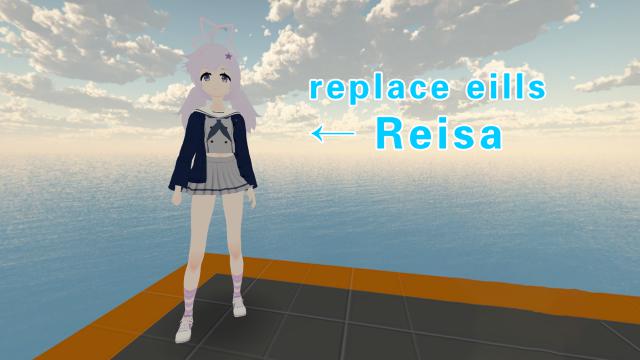 Blue Archive Reisa（蔚蓝档案 宇沢玲纱）replace eills