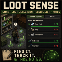Loot Sense – Project Zomboid Mod