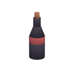 red wine bottle