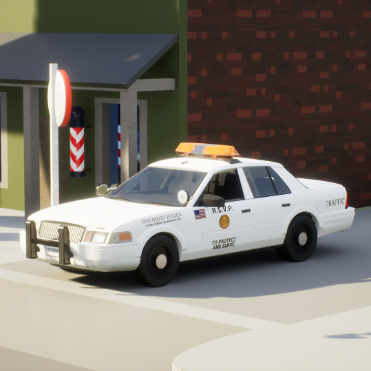 Ford Crown Victoria CVPI | SDPD | San Diego Police Department | Retired Senior Volunteer Patrol