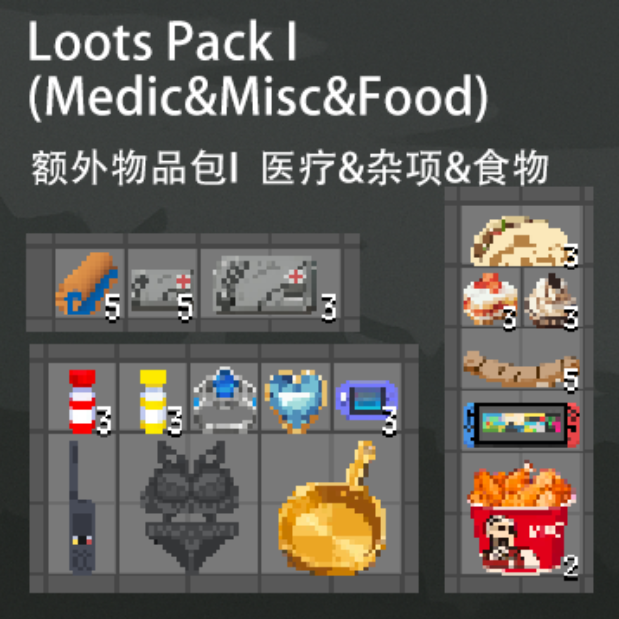 TMY's Extra Item Pack I(Misc&Medic&Food)