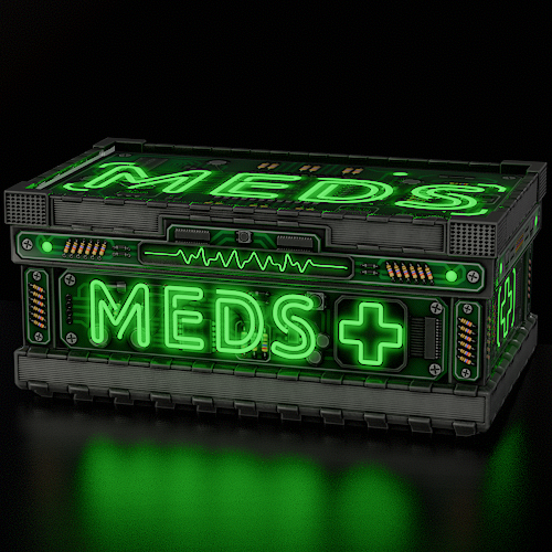 Quantum | Meds Large Box (Glow,Transparency)