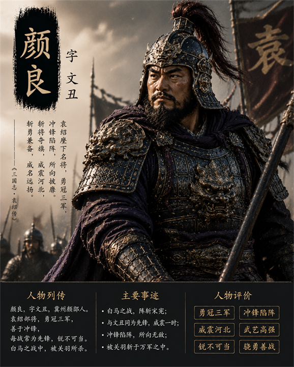 三国演义·河北双雄颜良