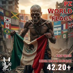 World Flags – Project Zomboid Mod