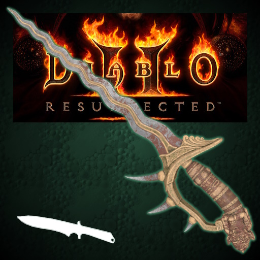 D2R The Jade Tan Do (for Knife)

