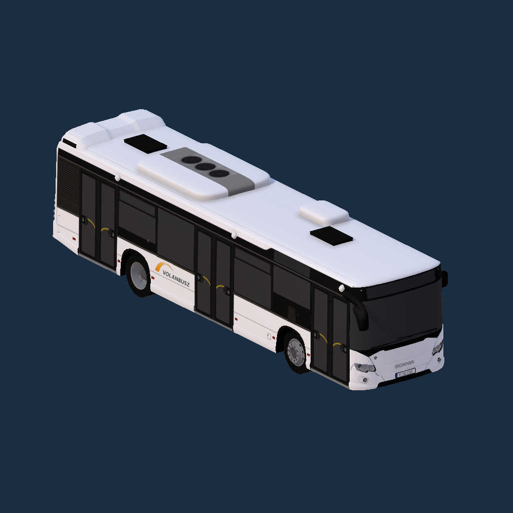 Scania Citywide 12.0 LF Volánbusz logó