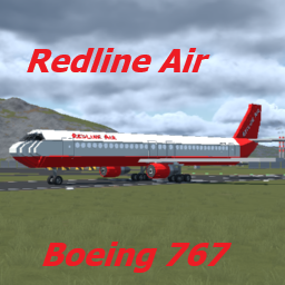 Softbody AIR LINER Boeing 767-300ER Redline Air