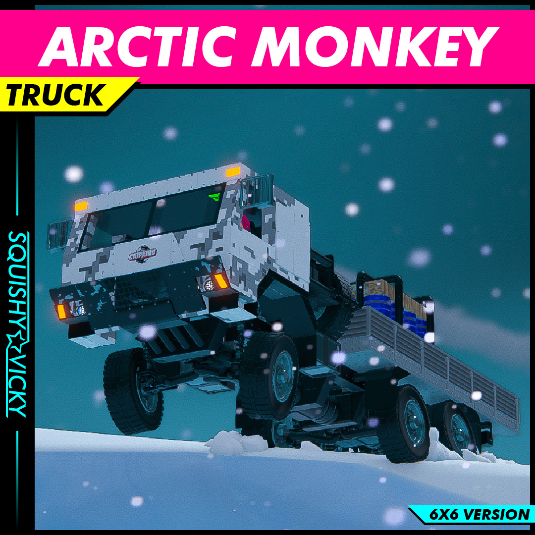 [SQUISHY] Arctic Monkey - Truck (6x6 Version)