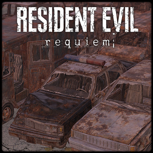 RE9 Requiem - Raccoon City Destroyed Vehicle Props