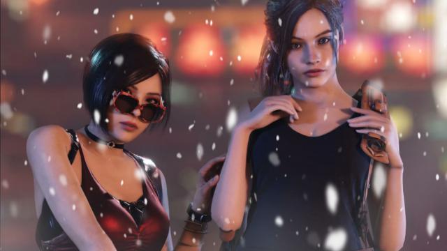 R-18 Claire Redfield and Ada Wong (Resident Evil) animated PC