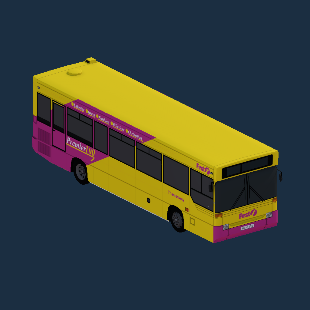 Dennis Dart Plaxton Pointer 1 9.8m First Thamesway Premier100 Branded