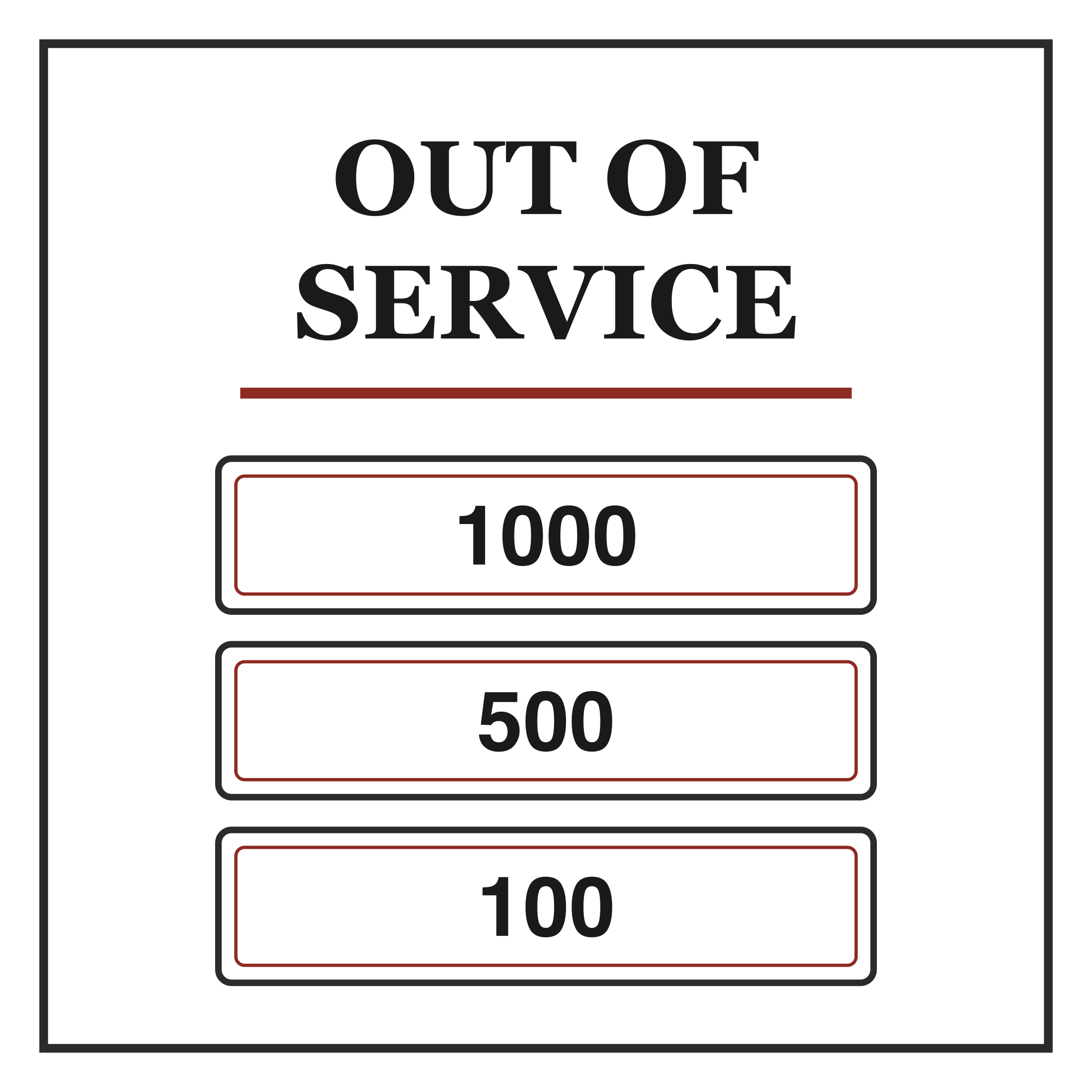 Out of Service