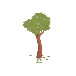 Tree with leaves 