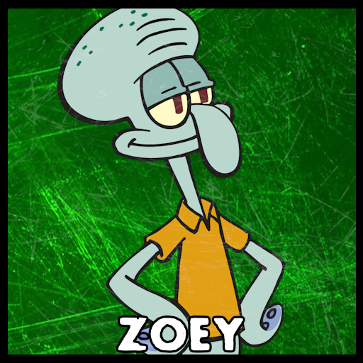 Squidward Tentacles replaces Zoey