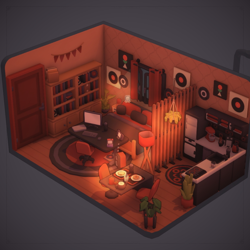 Retro flat for 2 preview