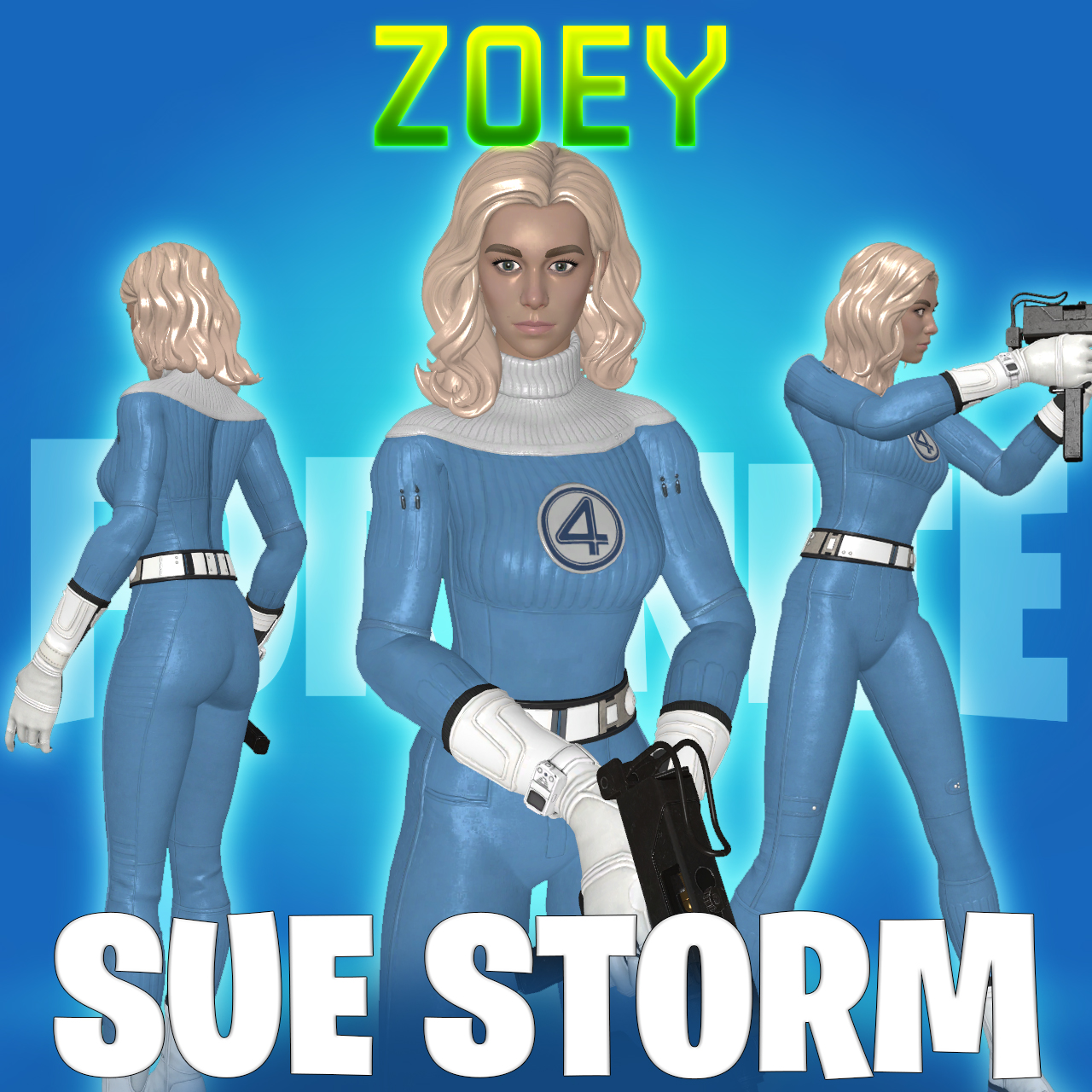 [COMM] Fortnite: F4 Susan Storm - Zoey
