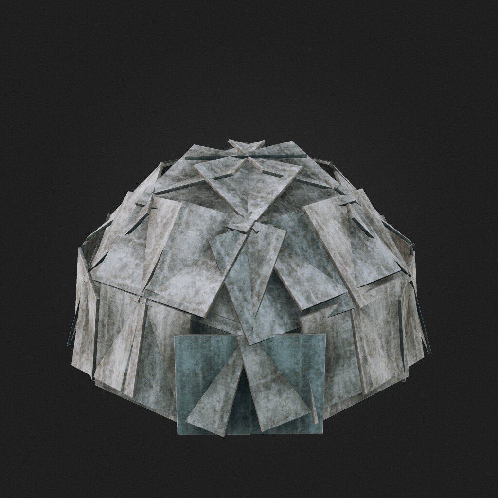 small geodome smooth interior