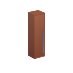 Shelf component - super-narrow, long, with right door