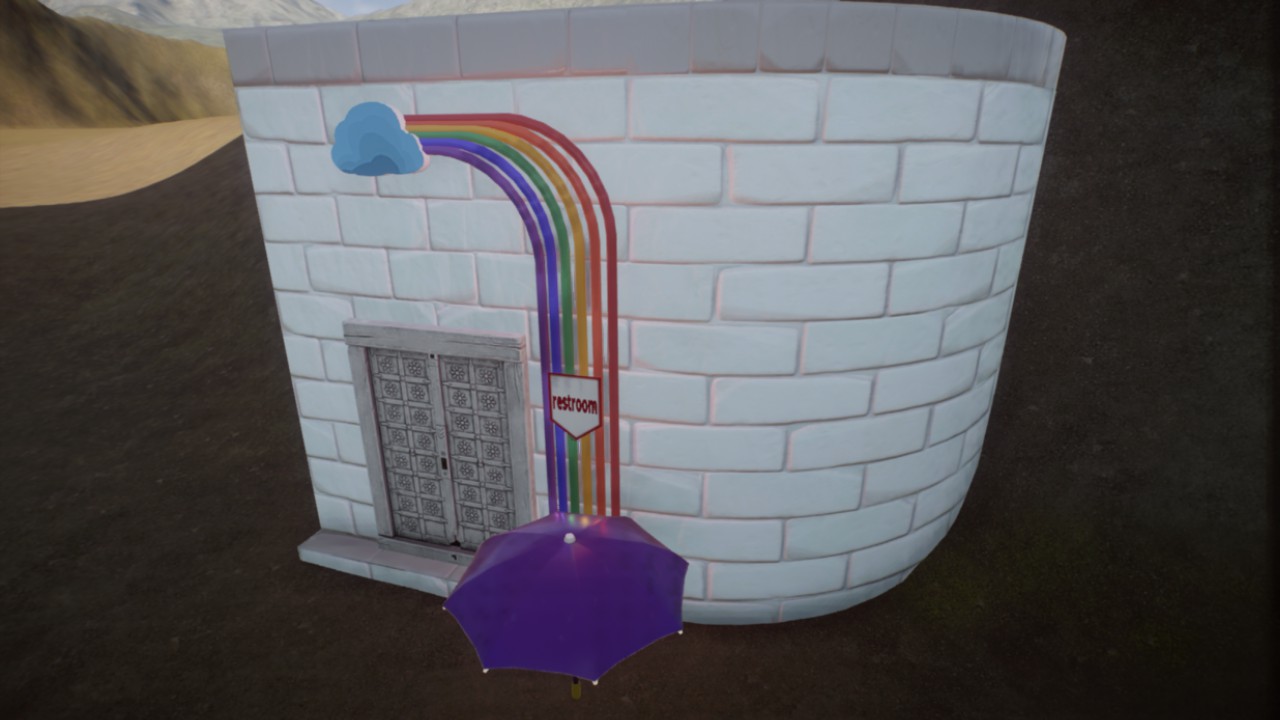 SnoCone Simple Rainbow Toilets