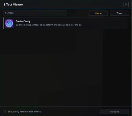 Zakros UI - Effects Viewer