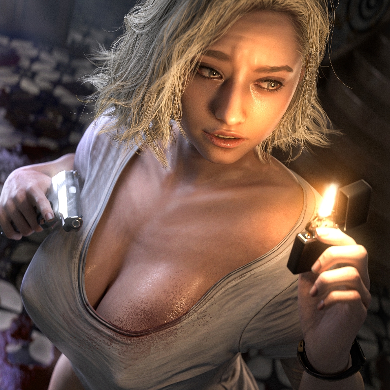 Grace Ashcroft Lighter Vertical Xray (Resident Evil) preview