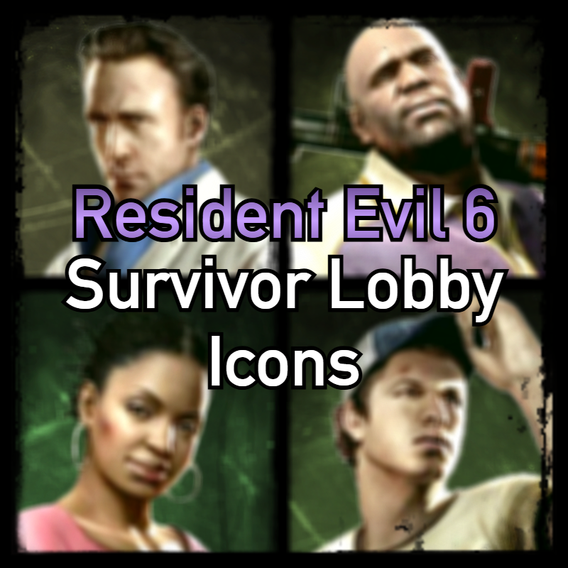 Resident Evil 6 Survivor Lobby Icons preview
