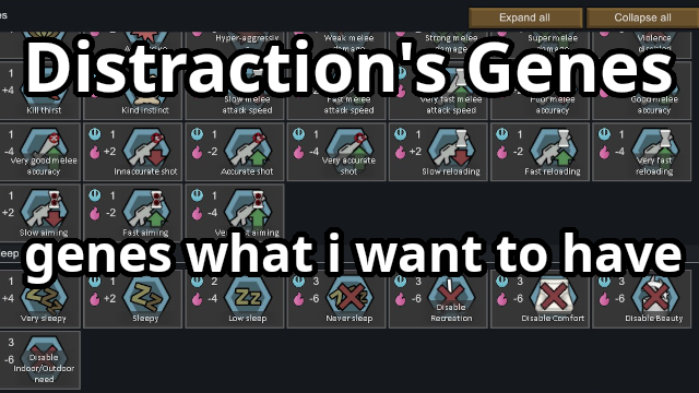 Distraction's Genes