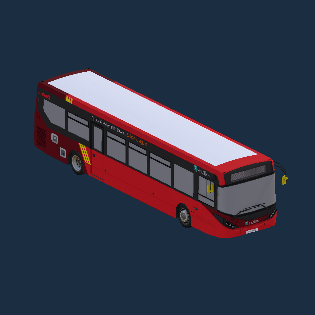 ADL Enviro200 MMC 11.5m First Essex Chelmsford Shuttles Branded