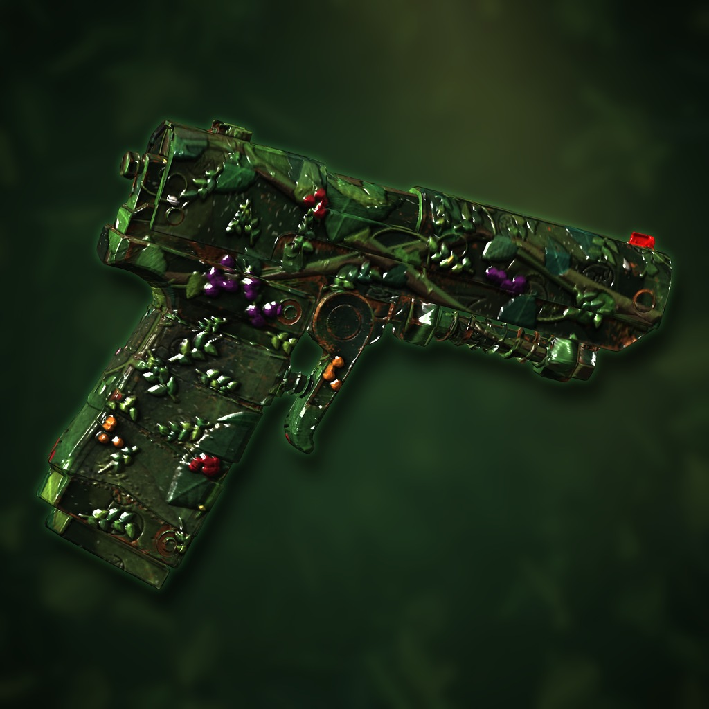 Jungle Overgrowth — Semi-Automatic Pistol