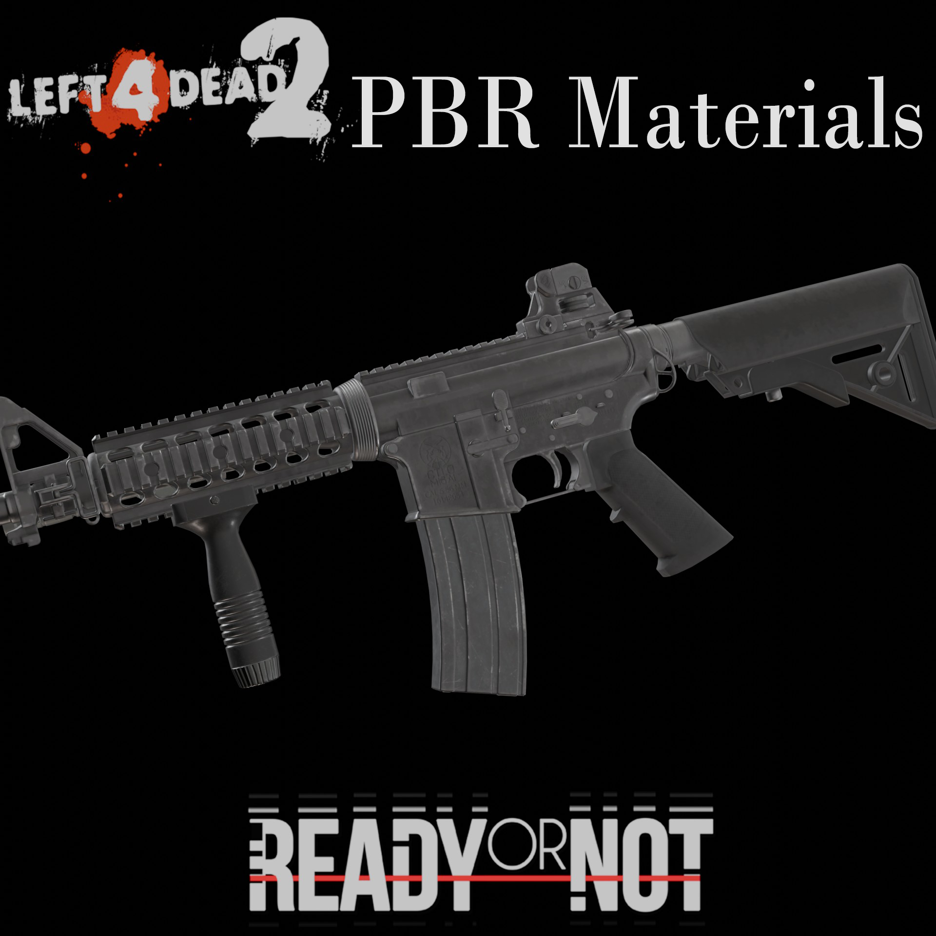 Ready Or Not MK18 PBR-Materials (M16)
