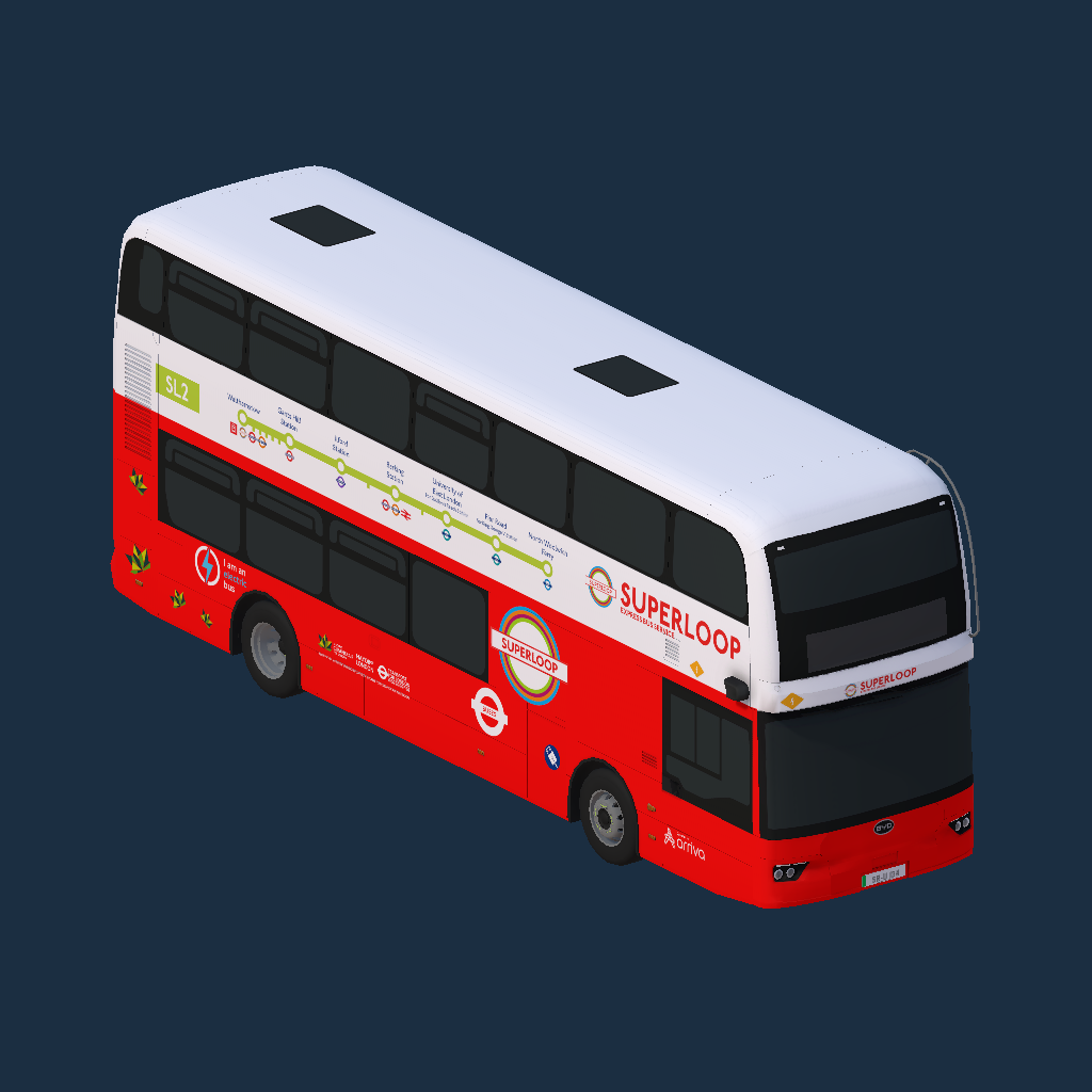 Arriva London SL2 Superloop Livery preview