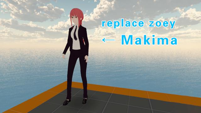 Chainsaw Man Makima（电锯人 玛奇玛）replace zoey