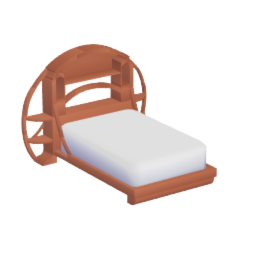 Art Nouveau bed  preview