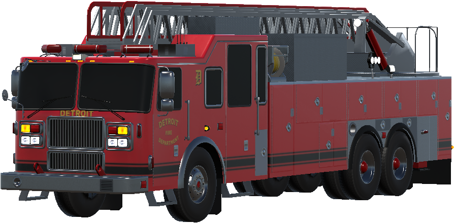 MI ~ Detroit FD ~ [Ladder]