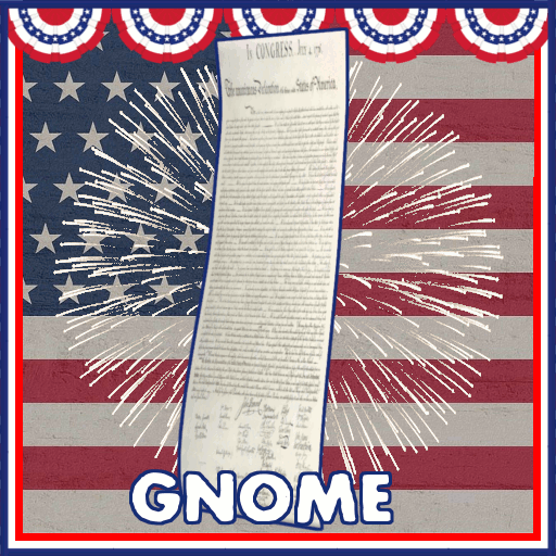 Americana - Declaration of Independence Gnome