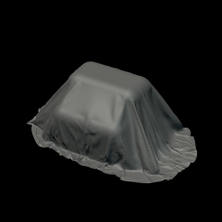Covered furniture - Desk 2 colourable