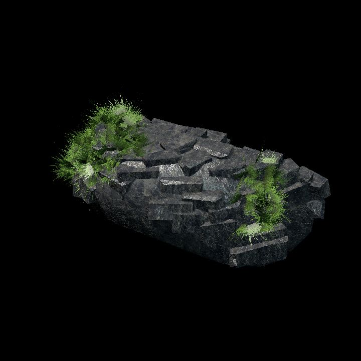 Jungle Ruins - rubble or rock 9