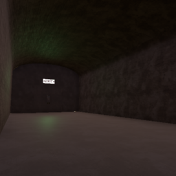 Unfinished abandoned mall tunnels