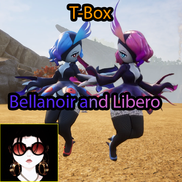 Sexy Bellanoir and Libero (SFW) by T-box