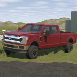 2020 Ford F-250 Lifted Bed [Low Poly]