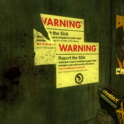 Left 4 Dead 2 - CEDA warning posters