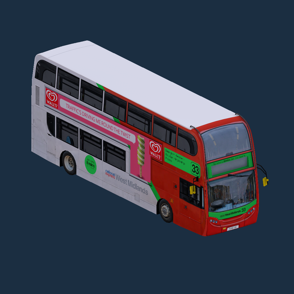 NXWM Enviro 400 - Line 33 (Advert 2)