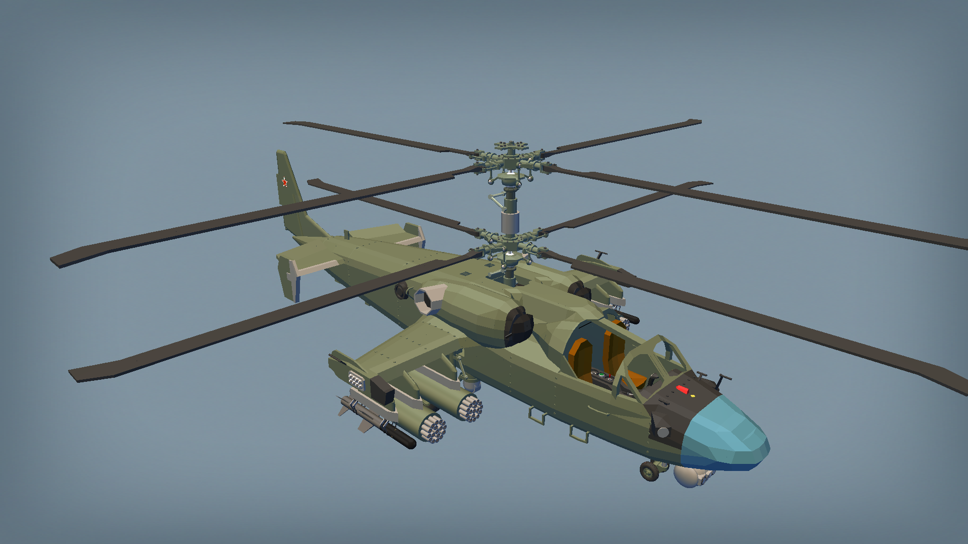 new卡52（KA-52）武装直升机