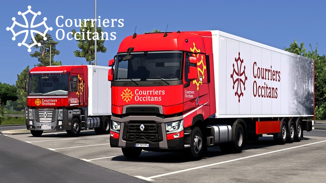 Courriers occitans - AI traffc trucks and trailers